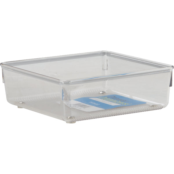 iDesign Linus 6 In. x 6 In. x 2 In. Clear Drawer Organizer