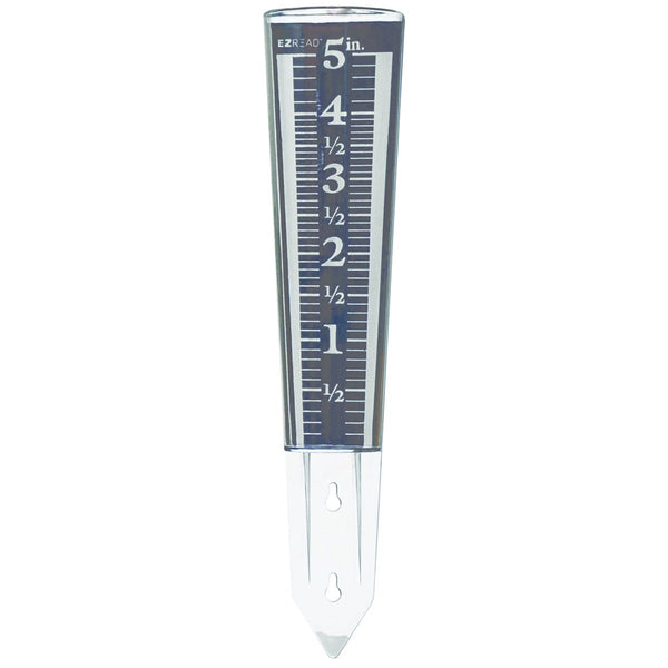 EZ Read 5 In. Clear Magnifying Rain Gauge