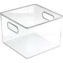 iDesign 8 In. W. x 6 In. H. x 8 In. D. Clear Fridge/Pantry Storage Binz