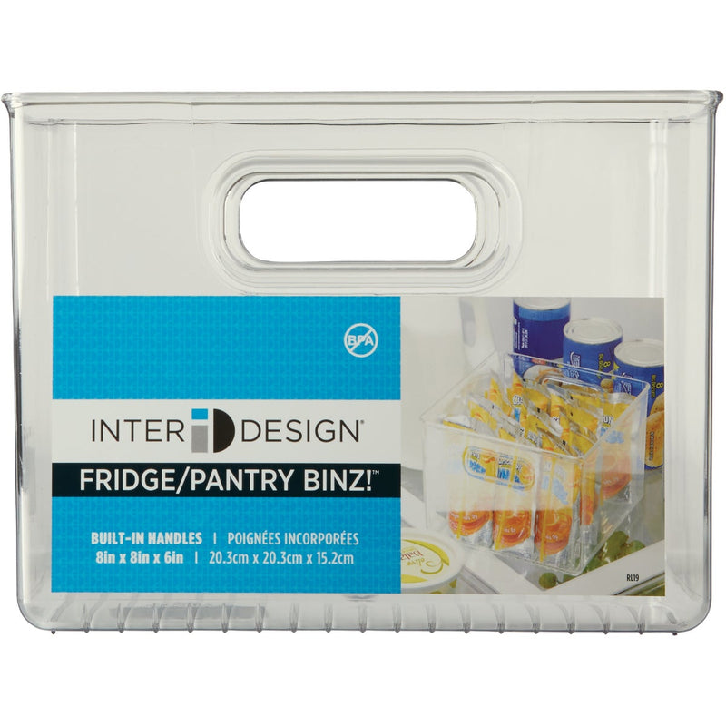 iDesign 8 In. W. x 6 In. H. x 8 In. D. Clear Fridge/Pantry Storage Binz