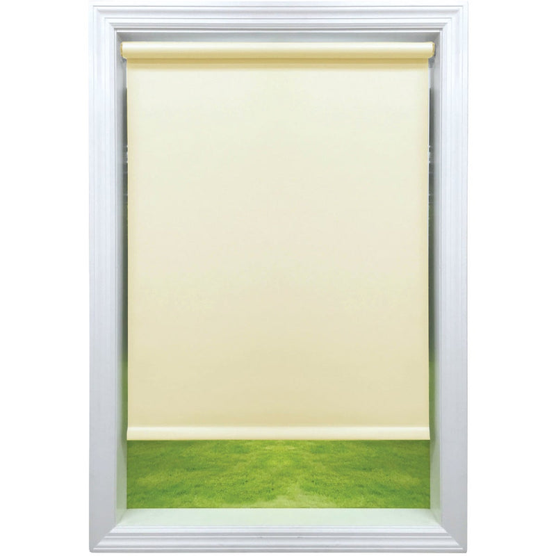 Friedland Shades Galaxy 37-1/4 In. x 78 In. Ivory Medium Room Darkening Vinyl Roller Shade