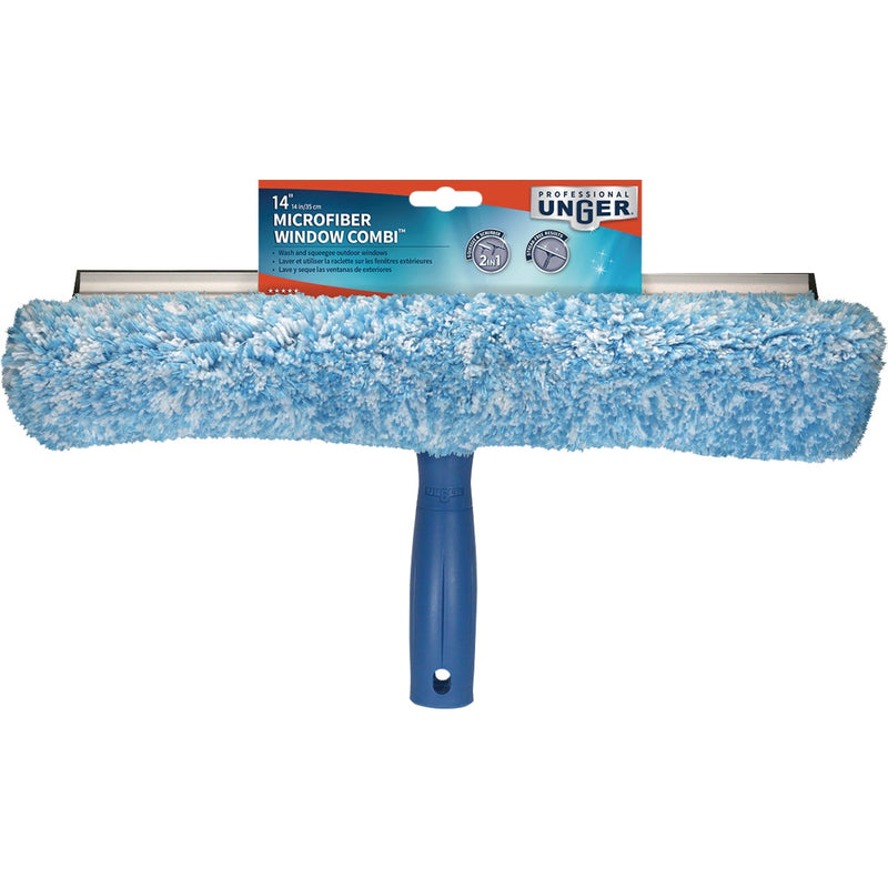 Unger Professional 14 In. Microfiber Window Squeegee Combo