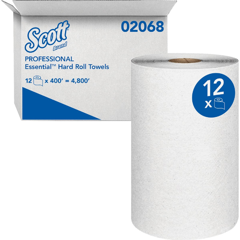 Kimberly Clark Scott Essential White Hard Roll Towel (12-Count)