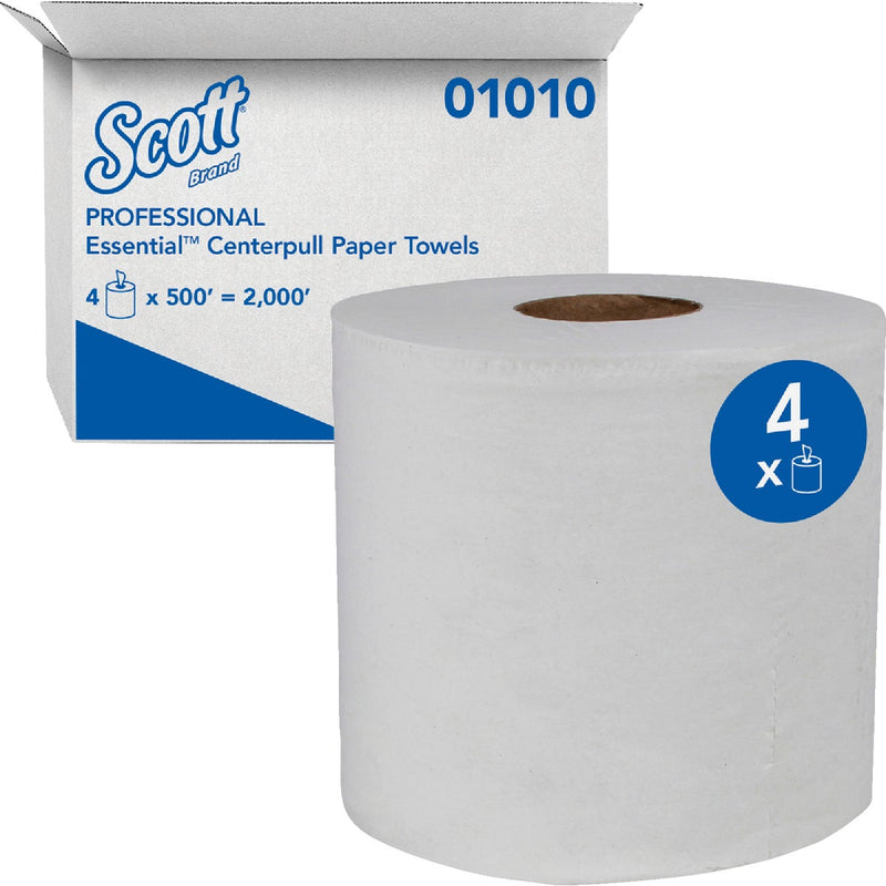 Kimberly Clark Scott Essential Center-Pull Flow Roll Towel (4-Count)