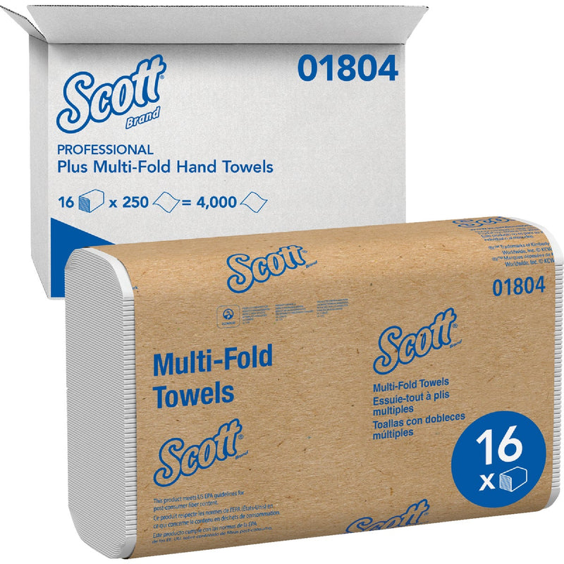 Kimberly Clark Scott Essential Multi-Fold White Hand Towel (16-Count)