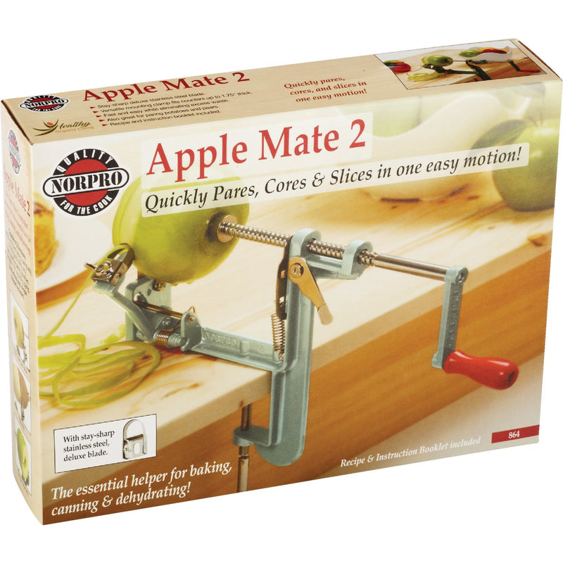 Norpro Apple-Mate 2 Apple Parer & Slicer & Corer with Clamp-On Base