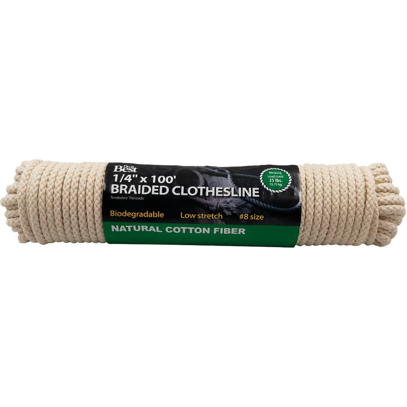 Do it Best 100 Ft. 1/4 In. Braided Clothesline