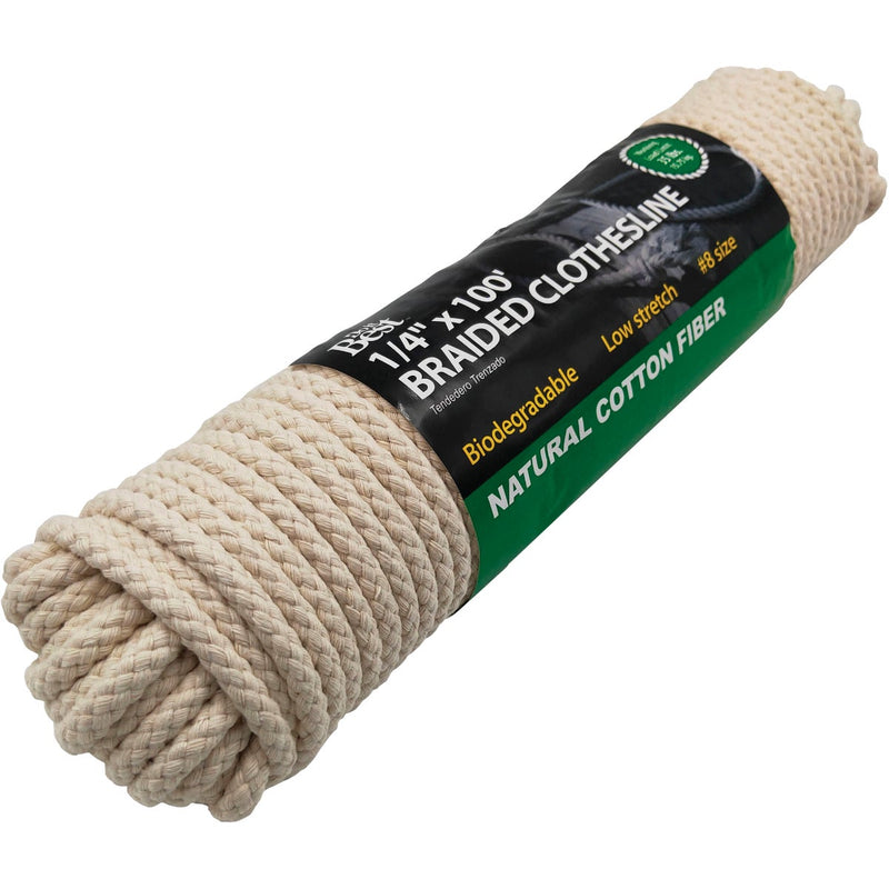 Do it Best 100 Ft. 1/4 In. Braided Clothesline