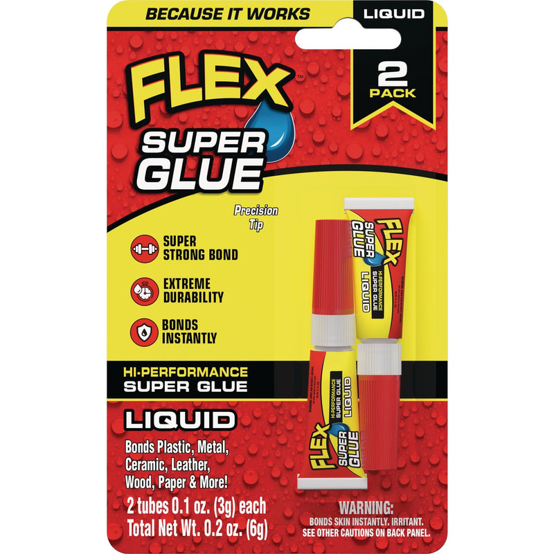 Flex 0.1 Oz. Liquid Super Glue (2-Pack)