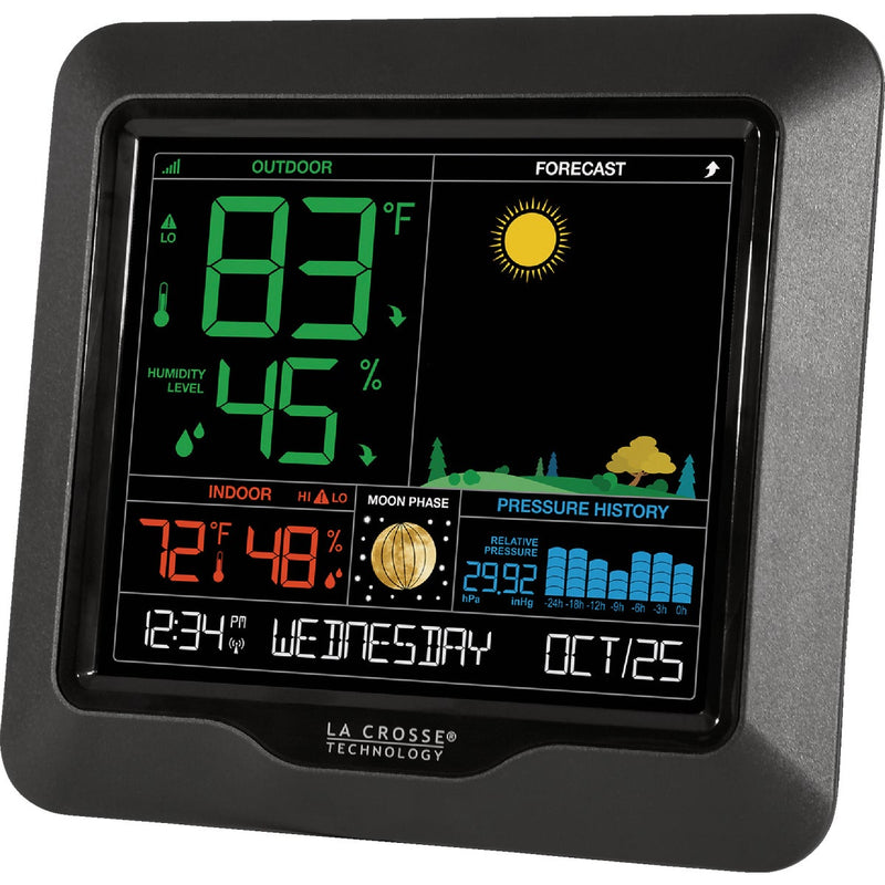 La Crosse Technology Wireless Color Weather Station with Backlight & Forecast