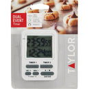 Taylor Dual Event Digital Timer With Clock