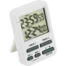 Taylor Dual Event Digital Timer With Clock