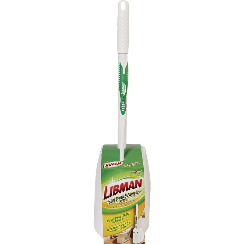 Libman Plunger & Toilet Brush w/Caddy