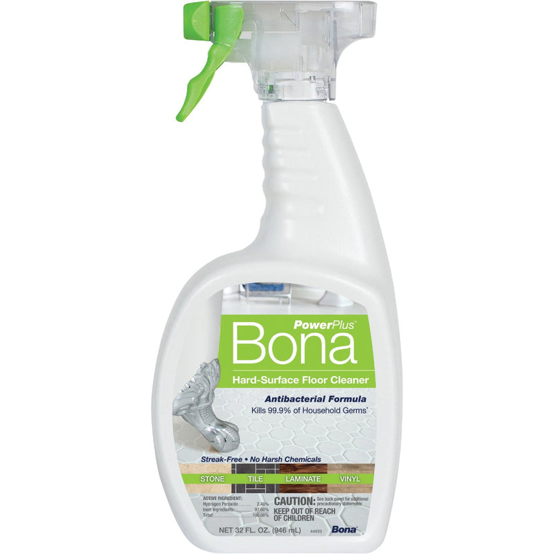 Bona PowerPlus 32 Oz. Hard-Surface Anti-Bacterial Floor Cleaner