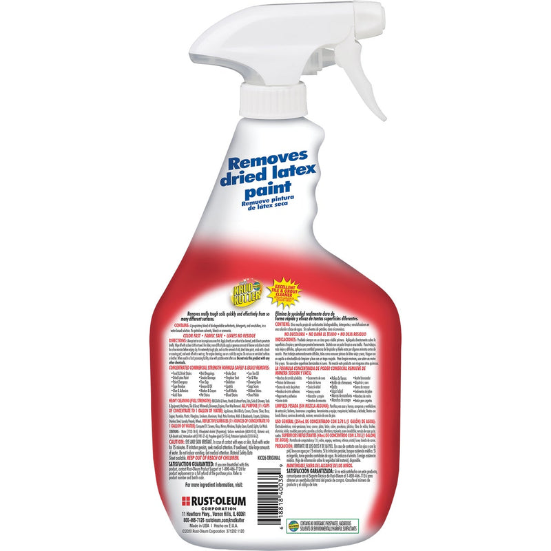 Krud Kutter 32 Oz. Super Concentrated Liquid Cleaner & Degreaser Stain Remover Trigger Spray