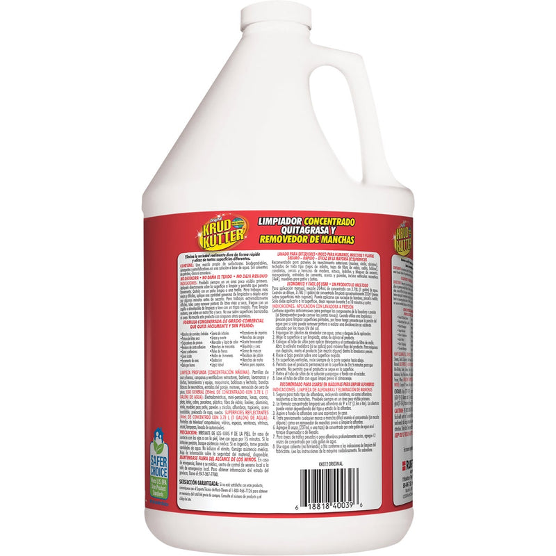 Krud Kutter 1 Gal. Liquid Concentrate Cleaner & Degreaser Stain Remover