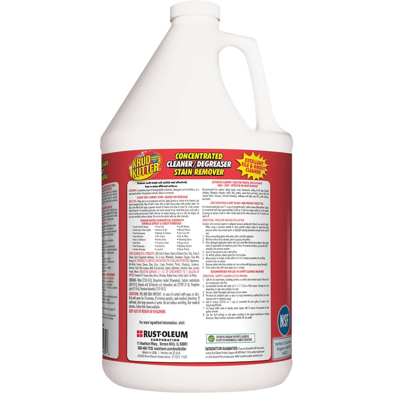 Krud Kutter 1 Gal. Liquid Concentrate Cleaner & Degreaser Stain Remover