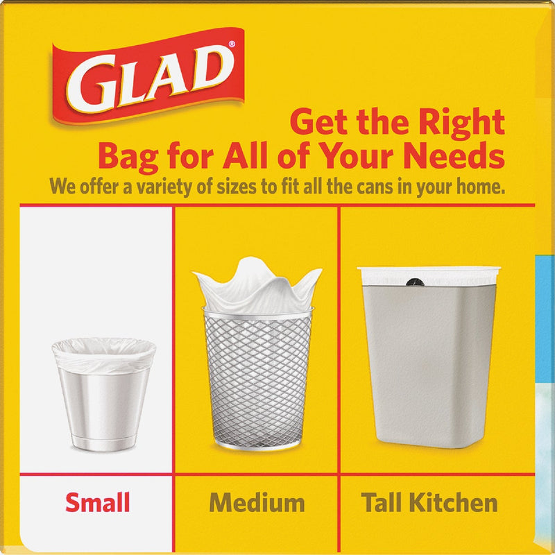 Glad 4 Gal. White Febreze Fresh OdorShield Small Trash Bag