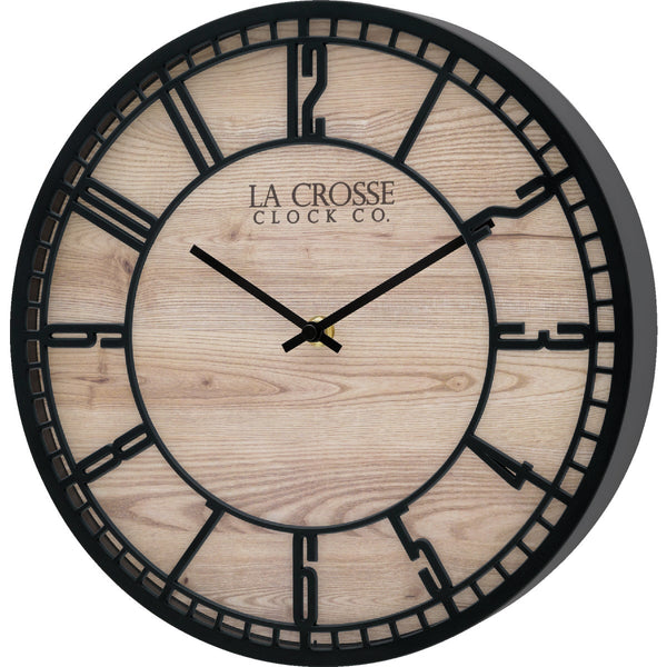 La Crosse Clock Co. 11.5 In. Barrow Wall Clock