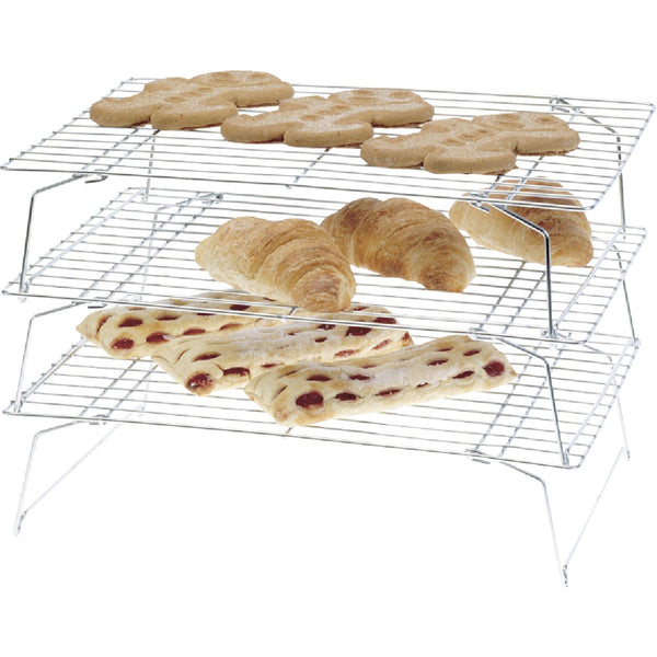 Norpro 10 In. x 14 In. Baking & Cooling Rack (3-Pack)