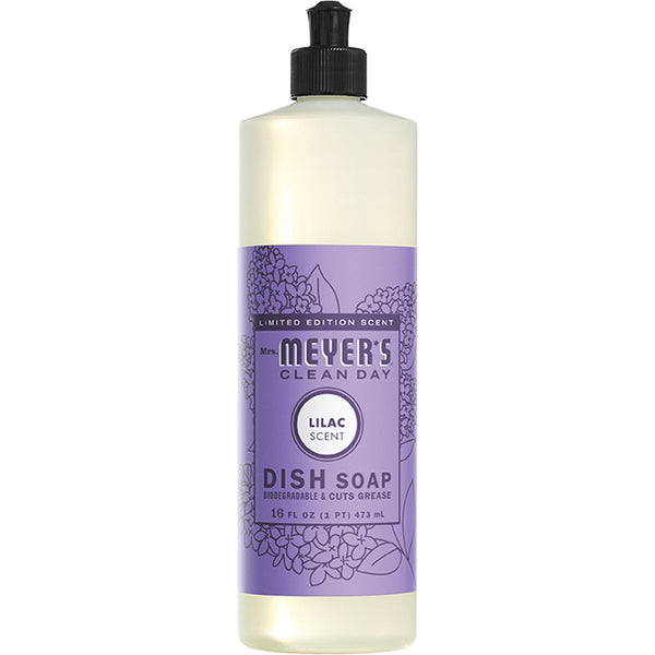 Mrs. Meyer's Clean Day 16 Oz. Lilac Liquid Dish Soap