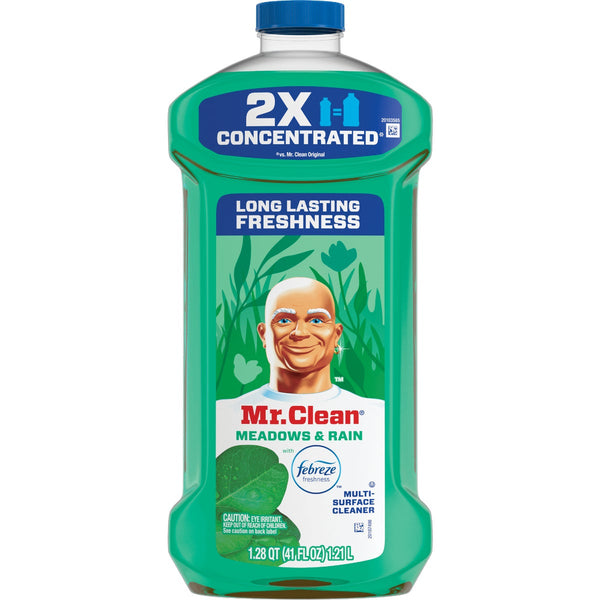 Mr. Clean 41 Oz. Meadows & Rain 2X Concentrated Multi-Surface Cleaner with Febreze