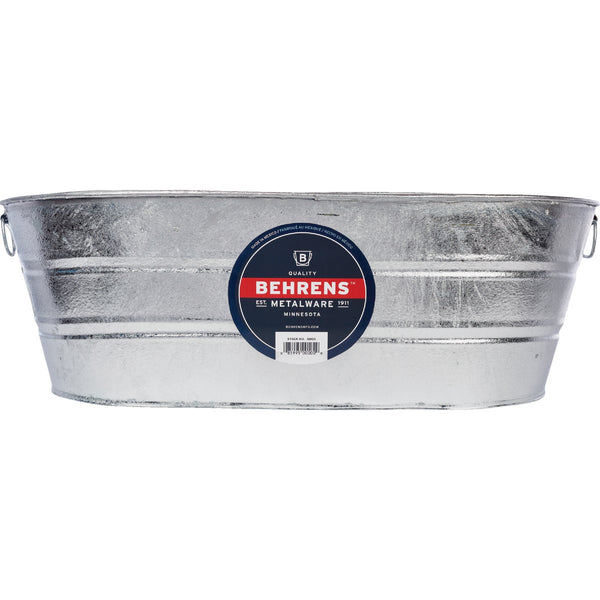 Behrens 16 Gal. Oval Round Hot-Dipped Utility Tub