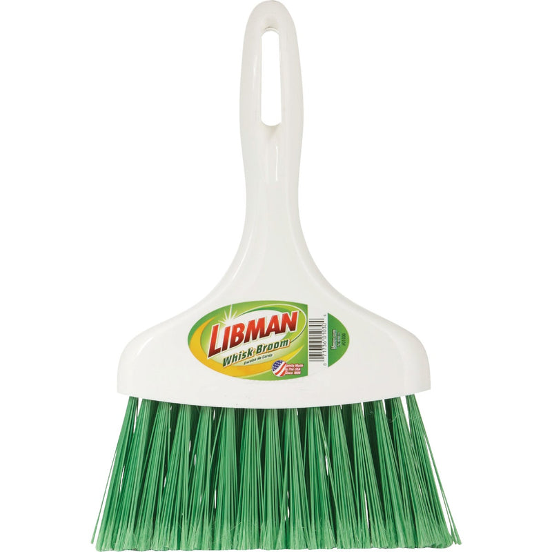 Libman 8 In. Poly Whisk Broom, Green Bristles