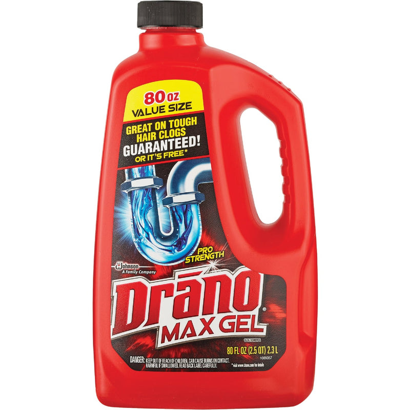 Drano 80 Oz. Max Gel Drain Clog Remover