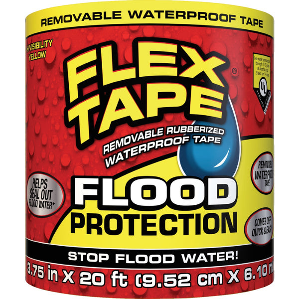 Flex Tape Flood Protection 3.75 In. W x 20 Ft. L Rubberized Heavy-Duty Tape
