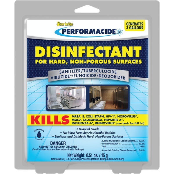 Starbrite Performacide 1 Gal. Hard Surface Disinfectant Refill (3-Pack)