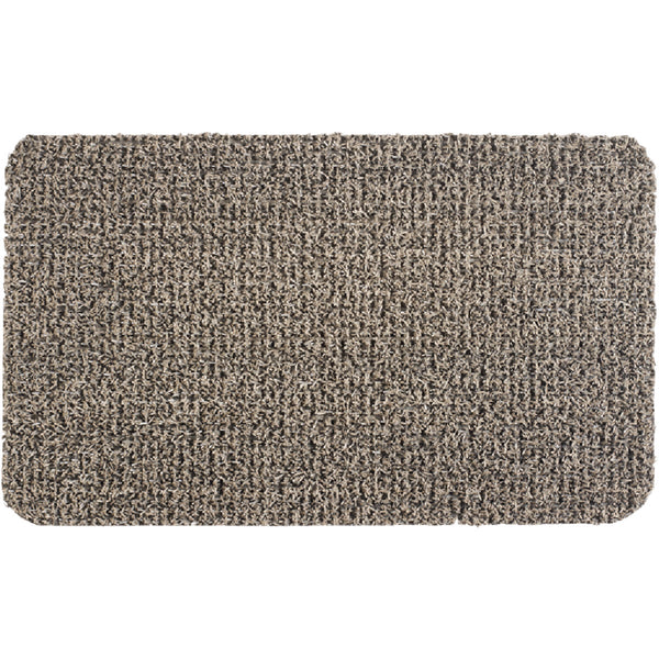 GrassWorx Clean Machine Classic Taupe 17.5 In. x 29.5 In. AstroTurf Door Mat