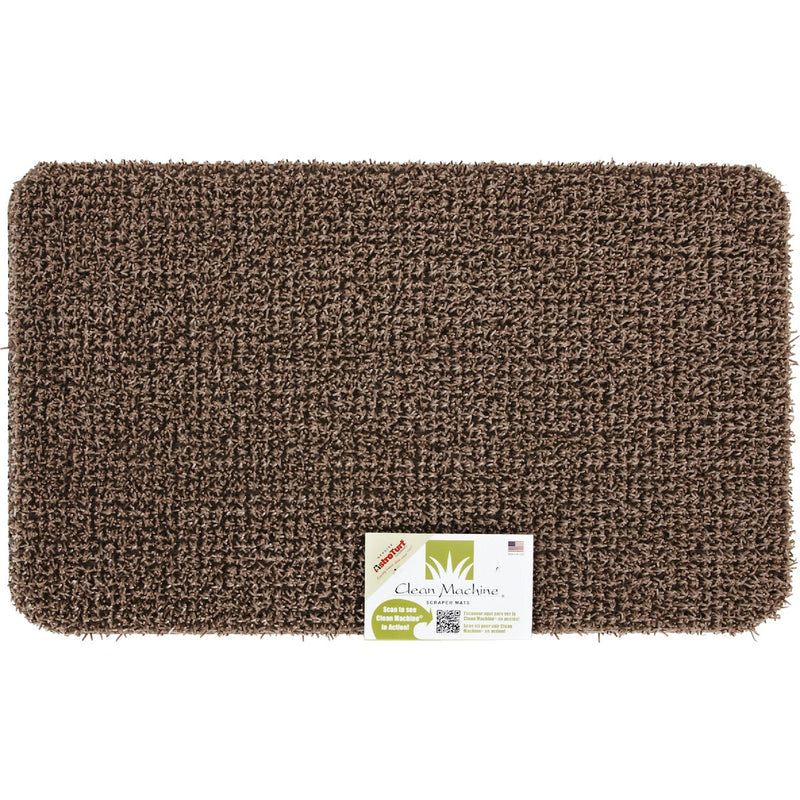 GrassWorx Clean Machine Classic Taupe 17.5 In. x 29.5 In. AstroTurf Door Mat