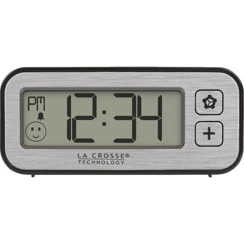 La Crosse Technology Mini Digital Clock Thermometer with Comfort Meter