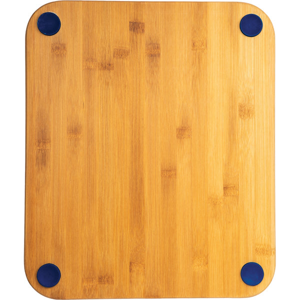 Core Bamboo 13.5 In. Square Natural Sapphire Foot Grip Cutting Board