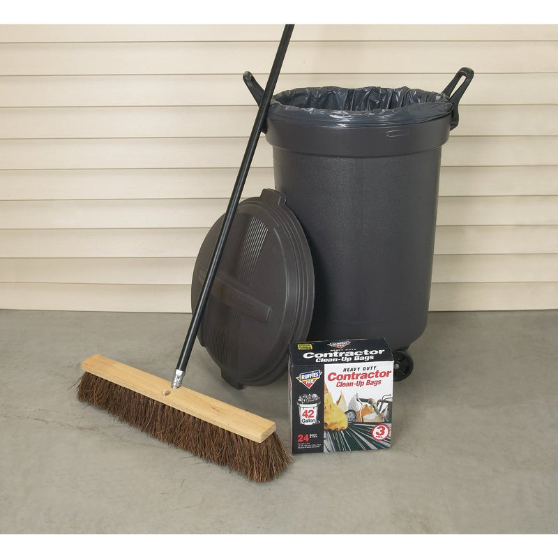 Do it Best 24 In. W. x 60 In. L. Metal Handle Pavement Plus Push Broom