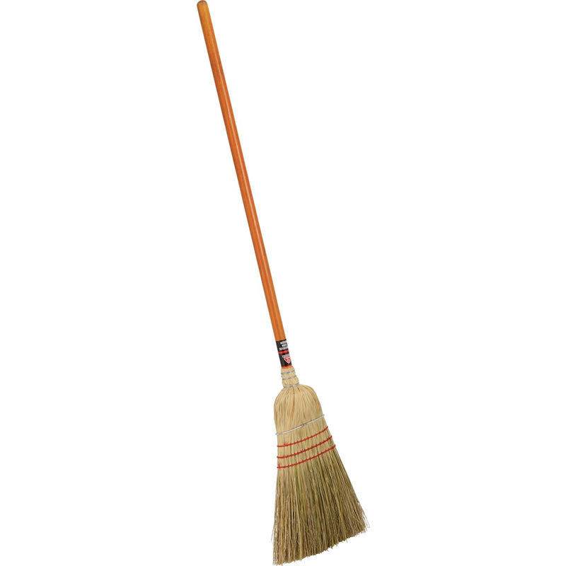 Nexstep 10 In. W. x 56 In. L. Painted Wood Handle Commercial Warehouse Corn Broom