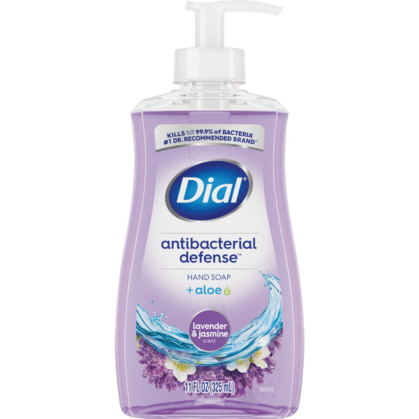 Dial Antibacterial Defense 11 Oz. Lavender & Jasmine Hydrating Liquid Hand Soap