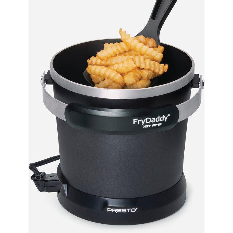 Presto FryDaddy 1 Qt. Black Aluminum Deep Fryer