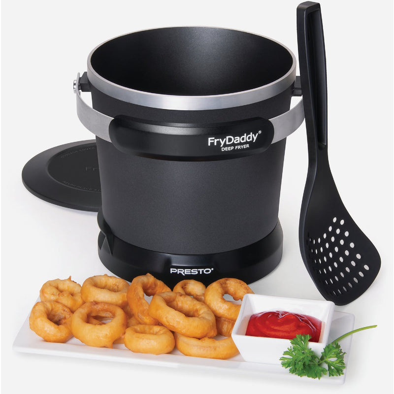 Presto FryDaddy 1 Qt. Black Aluminum Deep Fryer