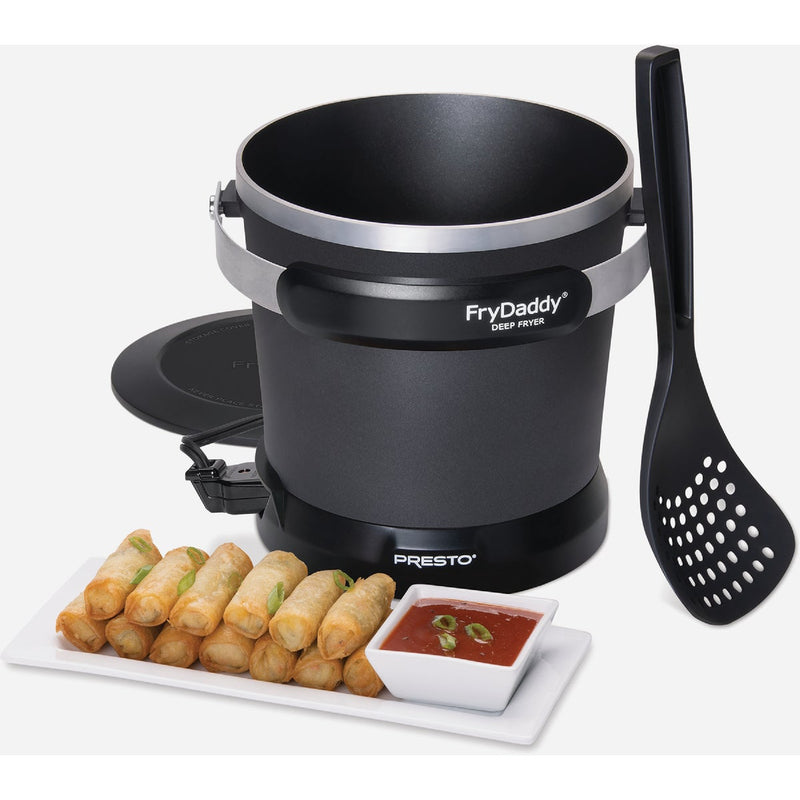 Presto FryDaddy 1 Qt. Black Aluminum Deep Fryer