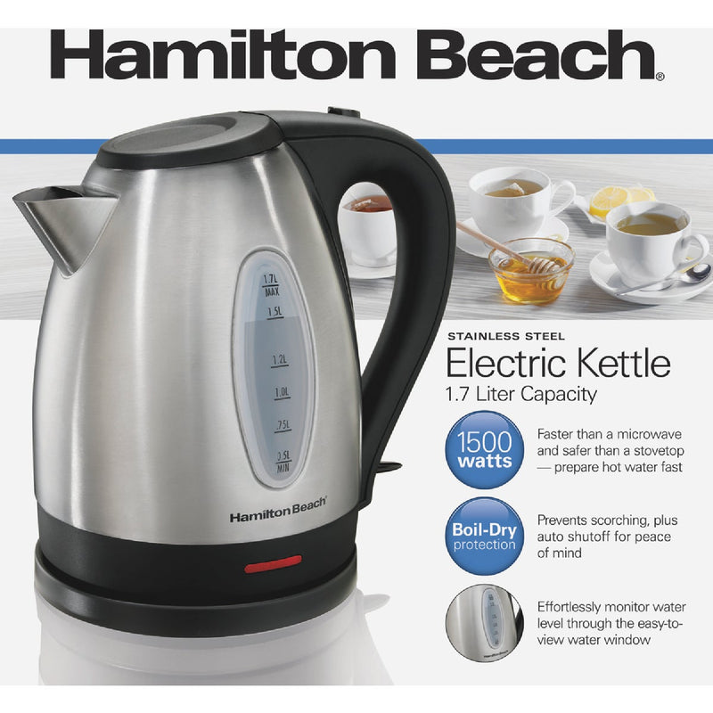 Hamilton Beach Stainless Steel Electric Kettle