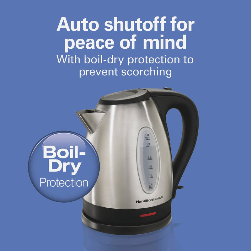 Hamilton Beach Stainless Steel Electric Kettle