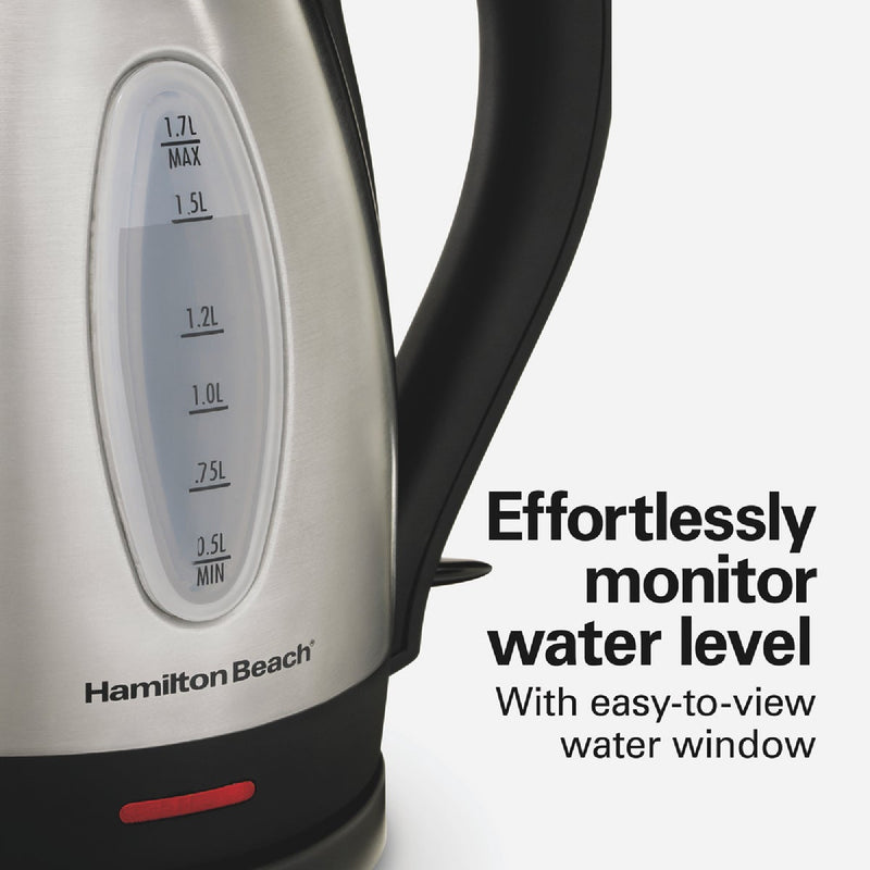 Hamilton Beach Stainless Steel Electric Kettle