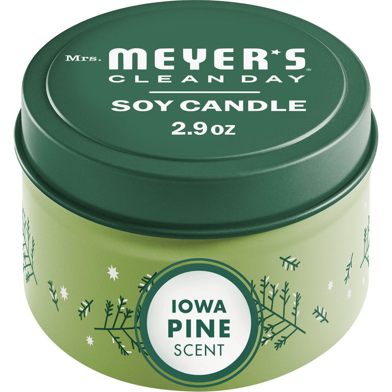 Mrs. Meyer's Clean Day 2.9 Oz. Pine Small Tin Soy Candle