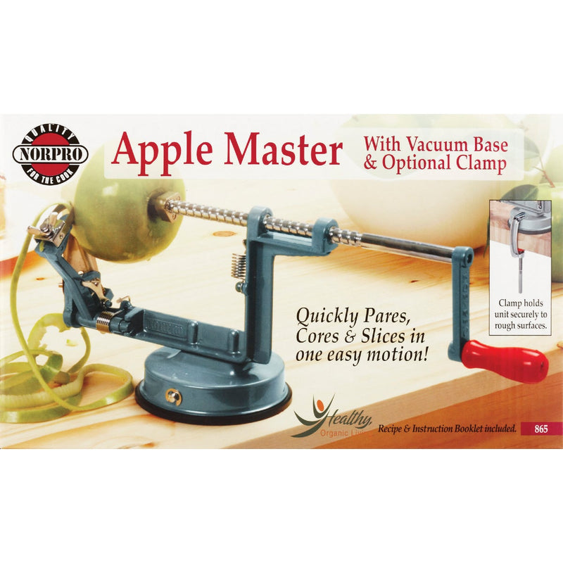 Norpro Apple-Master Apple Parer & Slicer & Corer with Vacuum Or Clamp Base