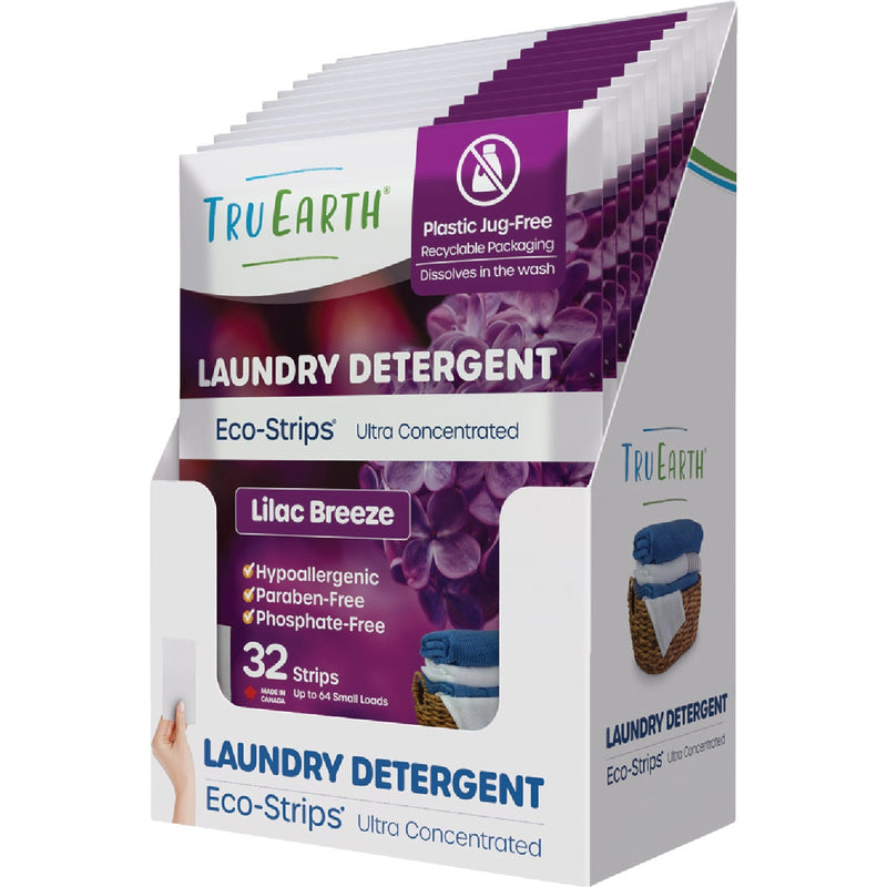 Tru Earth Eco-Strips Lilac Breeze Laundry Detergent