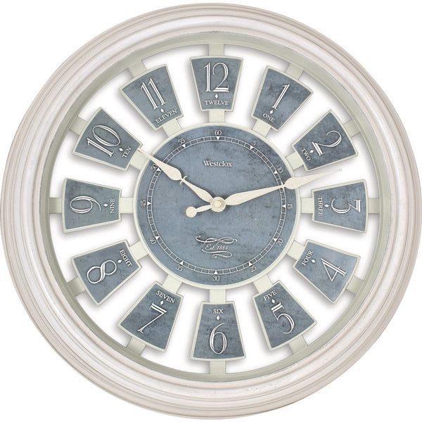 Westclox 16 In. Antique White Open Wall Clock