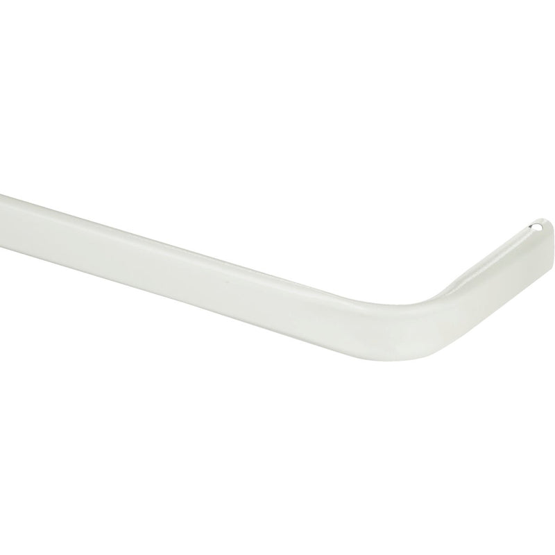 Kenney 28 In. To 48 In. 1 In. Single White Curtain Rod