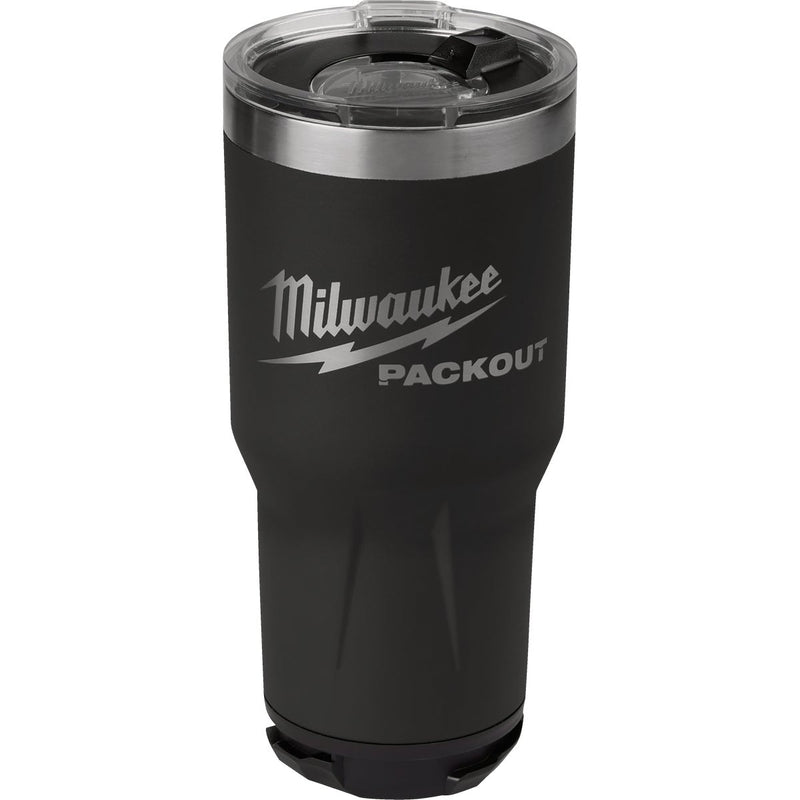 Milwaukee PACKOUT 30 Oz. Black Insulated Tumbler